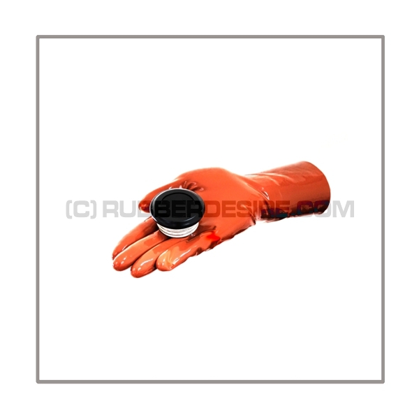 Deluxe gasmask-zipper-hood HR-AS - with detachable breathable sniff dildostick and thread-cover - model SIMIAN